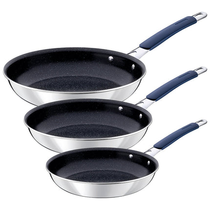 Tramontina Ceramic Fry Pan Set, 3 Piece – view 2