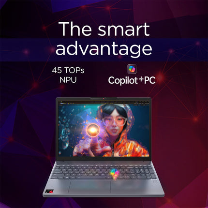 Lenovo IdeaPad Slim 3 Copilot+ PC, Snapdragon X, 16GB RAM, 1TB SSD, 15.3 Inch Laptop, 83N3002CUK – view 2