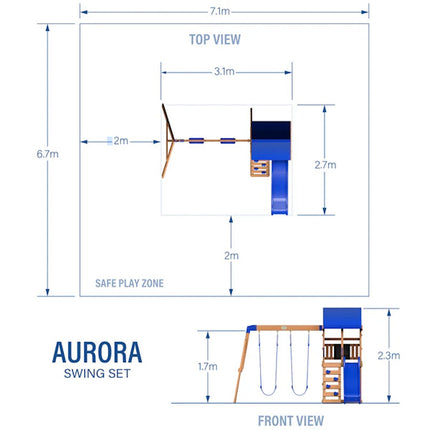 Backyard Discovery Aurora Swingset Playcentre (3-10 Years) – view 2