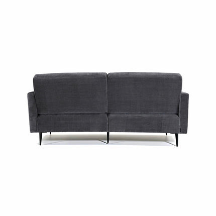 MOONAP Monroe Dark Grey Fabric 3 Seater Sofa – view 5