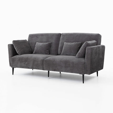 MOONAP Monroe Dark Grey Fabric 3 Seater Sofa – view 3