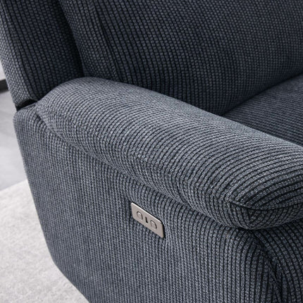 Maverick Grey Fabric Power Reclining Corner Sofa – view 6