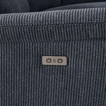 Maverick Grey Fabric Power Recliner Armchair – view 4