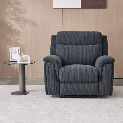 Maverick Grey Fabric Power Recliner Armchair – view 6