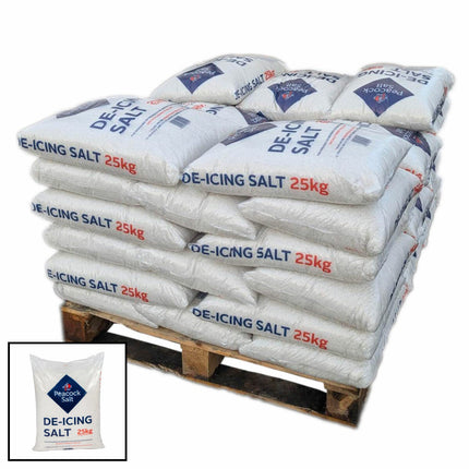 Peacock De-Icing Salt: 40 x 25kg
