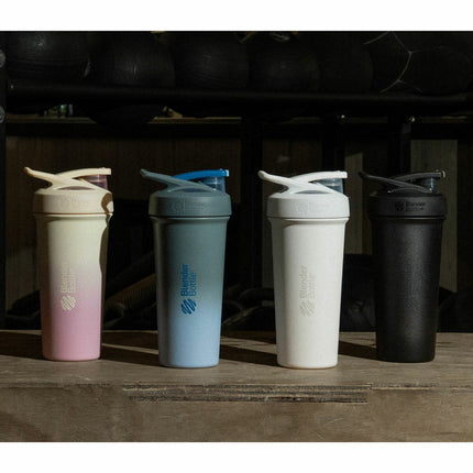 BlenderBottle Strada Stainless Steel Shaker Bottle, 740ml, 2 Pack in 2 Colour Sets – view 2