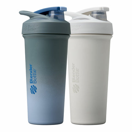 BlenderBottle Strada Stainless Steel Shaker Bottle, 740ml, 2 Pack in 2 Colour Sets – view 4