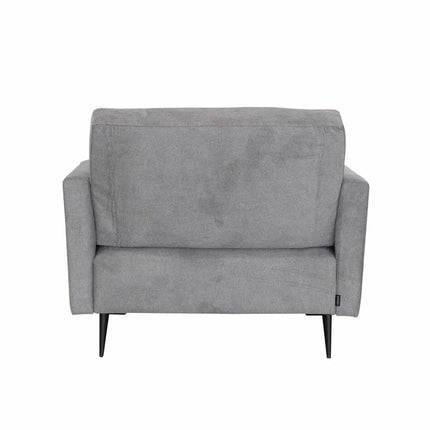 MOONAP Monroe Dark Grey Fabric Loveseat – view 4