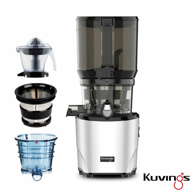 Kuvings AUTO10s Slow Juicer with Citrus Attachment plus Ice Cream & Smoothie Set