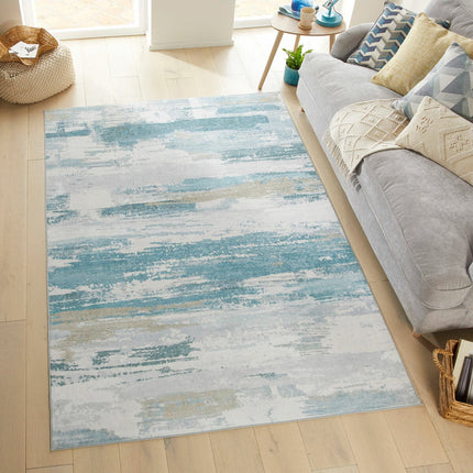 Concept Looms Liberty Sky Washable Rug, in 3 Sizes