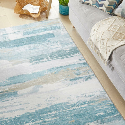 Concept Looms Liberty Sky Washable Rug, in 3 Sizes – view 3