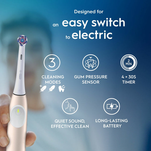 Oral-B iO2 Electric Toothbrush & Travel Case, Pink – view 2