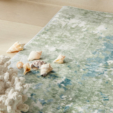 Concept Looms Liberty Seafoam Washable Rug, in 3 Sizes – view 5