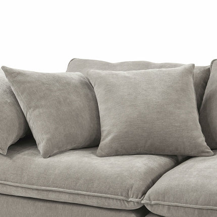 Aiden & Ivy Sereen Beige Fabric 6 Piece Modular Sofa – view 6
