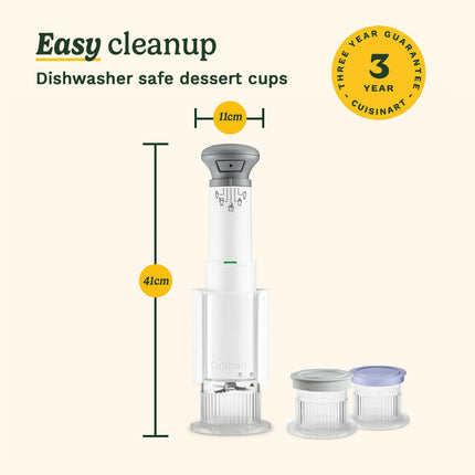 Cuisinart Freezer Wand & Ice Cream Maker With 6 Dessert Tubs – view 7