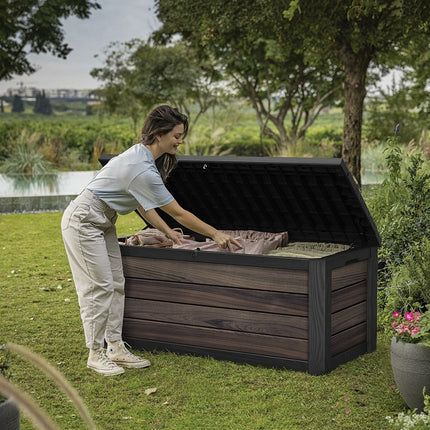 Keter Rosewood Signature 575 Litre (150 Gallon) Deck Box – view 3