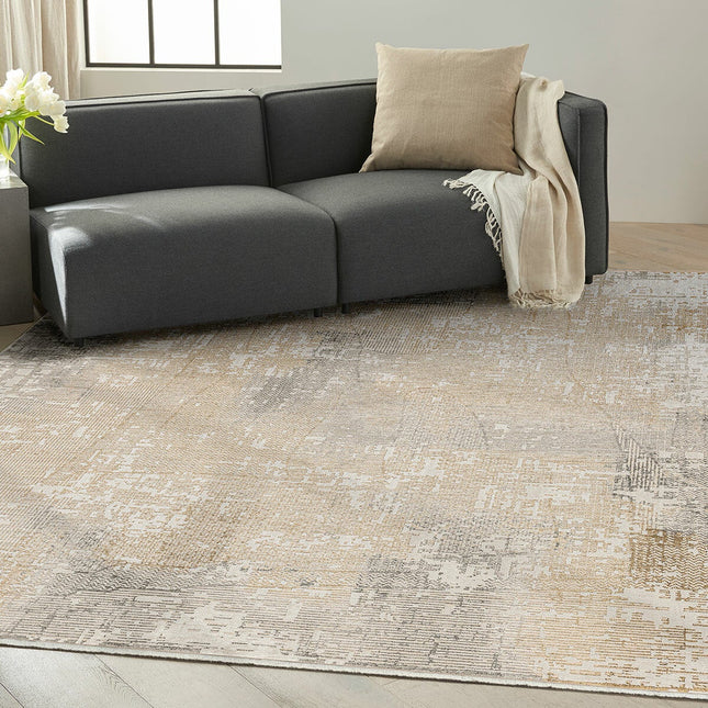 Calvin Klein Summit Cream Ivory Rug, in 3 Sizes