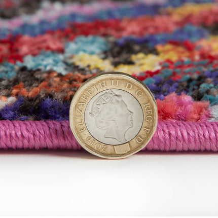 Concept Looms Carnaval Pink Rug in 3 Sizes – view 4