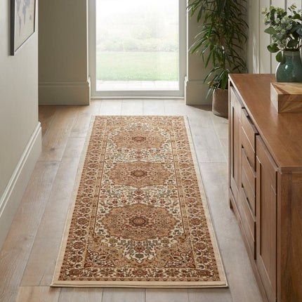 Concept Looms Grand Heritage Cream & Beige Runner, 80 x 240 cm