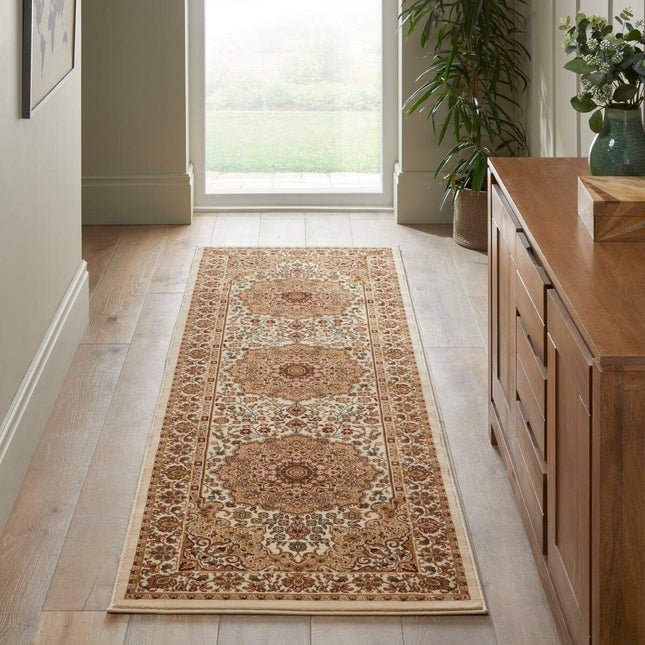 Concept Looms Grand Heritage Cream & Beige Runner, 80 x 240 cm