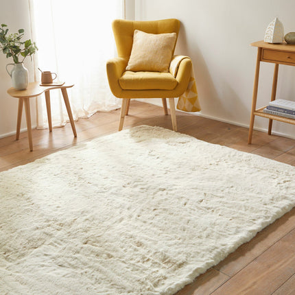 Concept Looms Heavenly Faux Fur Shell Rug, in 3 Sizes – view 2