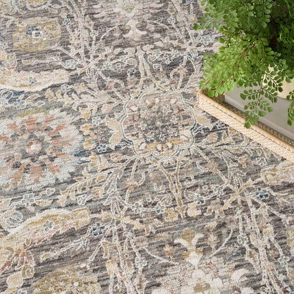 Nourison Antique Fusion Charcoal Multi Rug, in 3 Sizes – view 2