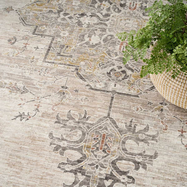Nourison Antique Fusion Ivory Charcoal Rug, in 3 Sizes – view 2