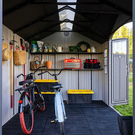 Lifetime 10ft x 8ft (3 x 2.4m) Dual Entry Outdoor Storage Shed - Model 60467 – view 3