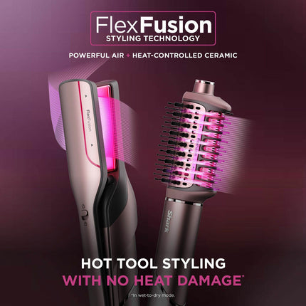 Shark FlexFusion Straight 4-in-1 Air Styler & Dryer & Ceramic Straightener, HD641SUK – view 7
