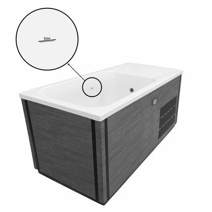 Golden Select Hot and Cold Plunge Tub with Cover – view 5
