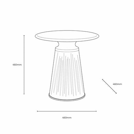 Gallery Seville Blue Side Table – view 2