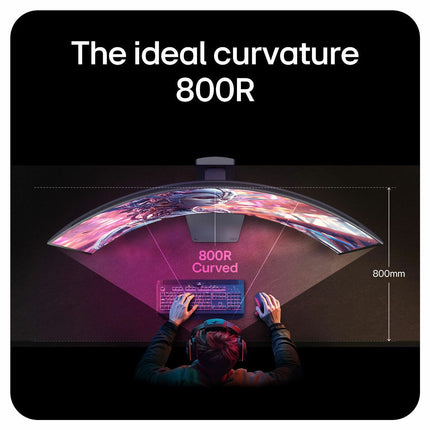 LG UltraGear 45 Inch 165Hz WUHD Curved OLED Gaming Monitor, 45GX950A-B.AEK – view 5