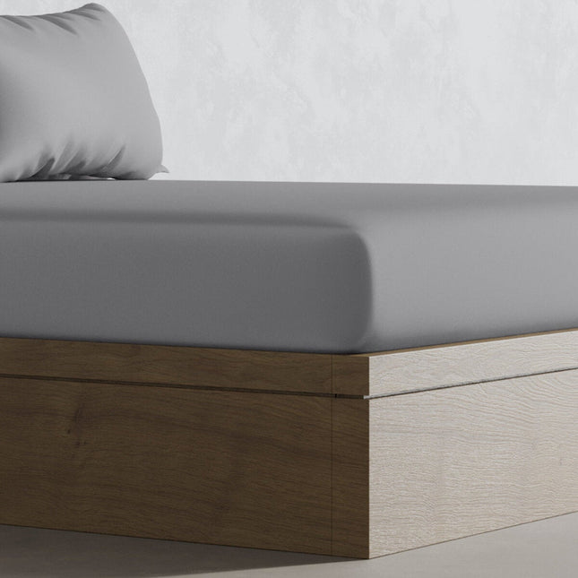 Panda 100% Bamboo Grey Fitted Sheet in 5 Sizes