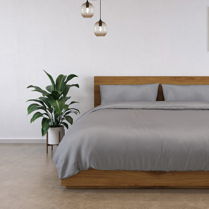 Panda 100% Bamboo Grey Duvet Cover Set in 4 Sizes – view 6