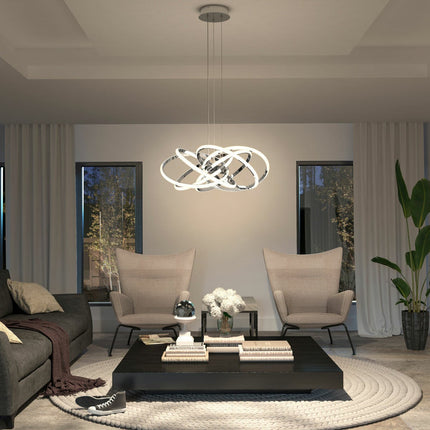 Artika Maelstrom Pendant LED Light in Chrome – view 2