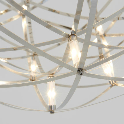 Artika Elden Pendant LED Light in Chrome – view 4