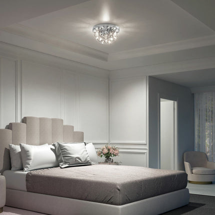 Artika Elden 13" (33cm) Flush Mount LED Light in Chrome – view 2
