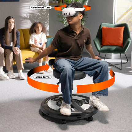 Roto VR Chair with Pro Controller Holders & Pro Mat – view 4