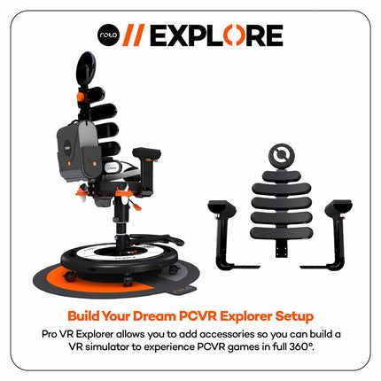 Roto VR Chair with Pro Controller Holders & Pro Mat – view 7