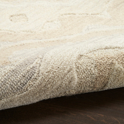 Nourison Graceful Beige Rug in 2 Sizes – view 4