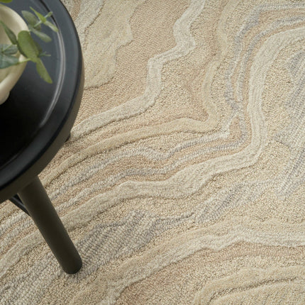 Nourison Graceful Beige Rug in 2 Sizes – view 3