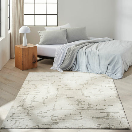 Calvin Klein Sculptural Ivory Rug in 2 Sizes – view 3