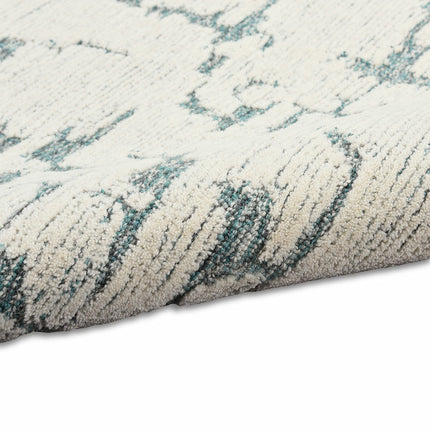 Calvin Klein Sculptural Teal Rug in 2 Sizes – view 4