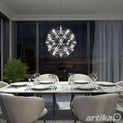 Artika Elden Pendant LED Light in Chrome