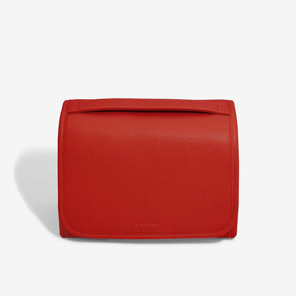 Stackers Small Hanging Washbag In Red – view 3