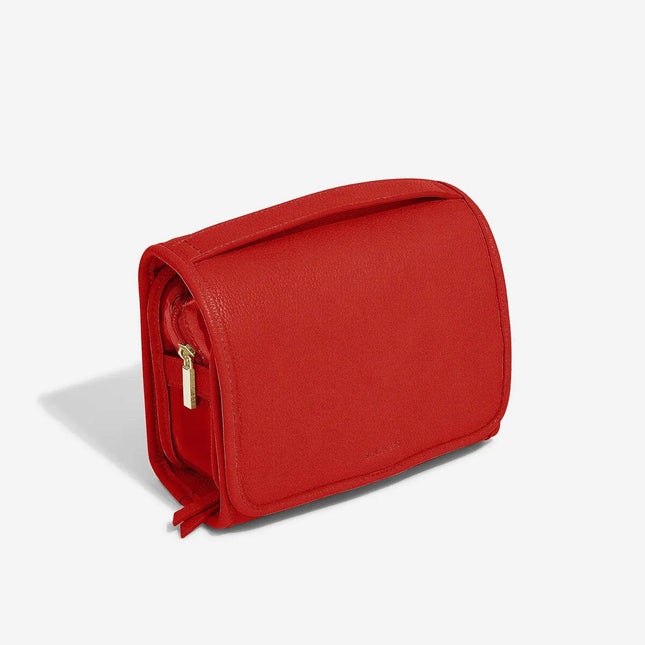 Stackers Small Hanging Washbag In Red – view 2