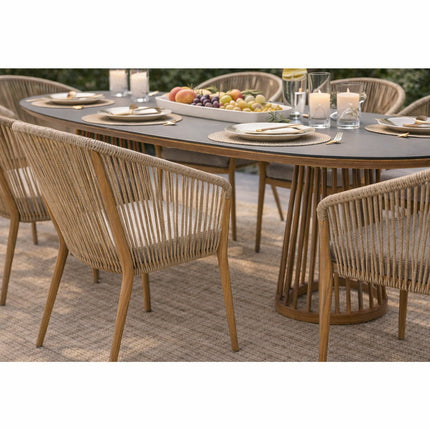 Kettler Messina 7 Piece Rope Dining Set – view 5