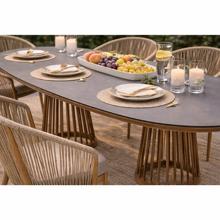 Kettler Messina 7 Piece Rope Dining Set – view 4