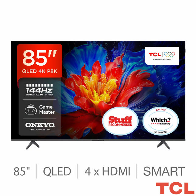 TCL 85P8K-UK 85 Inch QLED Smart TV