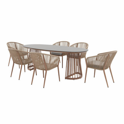 Kettler Messina 7 Piece Rope Dining Set – view 6
